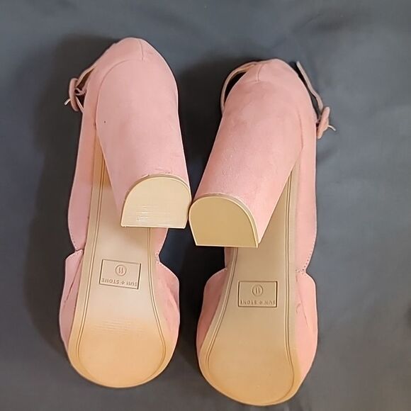 BRAND NEW SUN+STONE REENTA BLOCK-HEEL PLATFORM SANDALS, CREATED FOR MACY'S - Picture 11 of 15